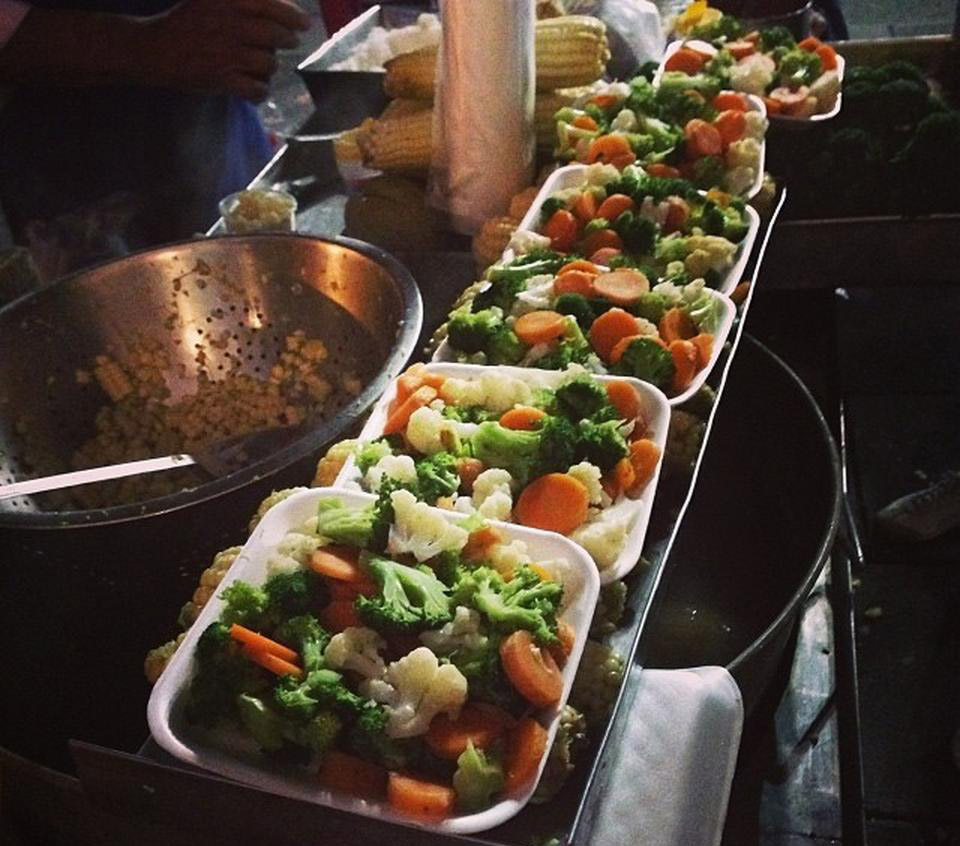 verduras con crema