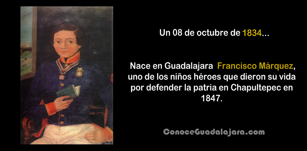 El 08 de octubre de 1834