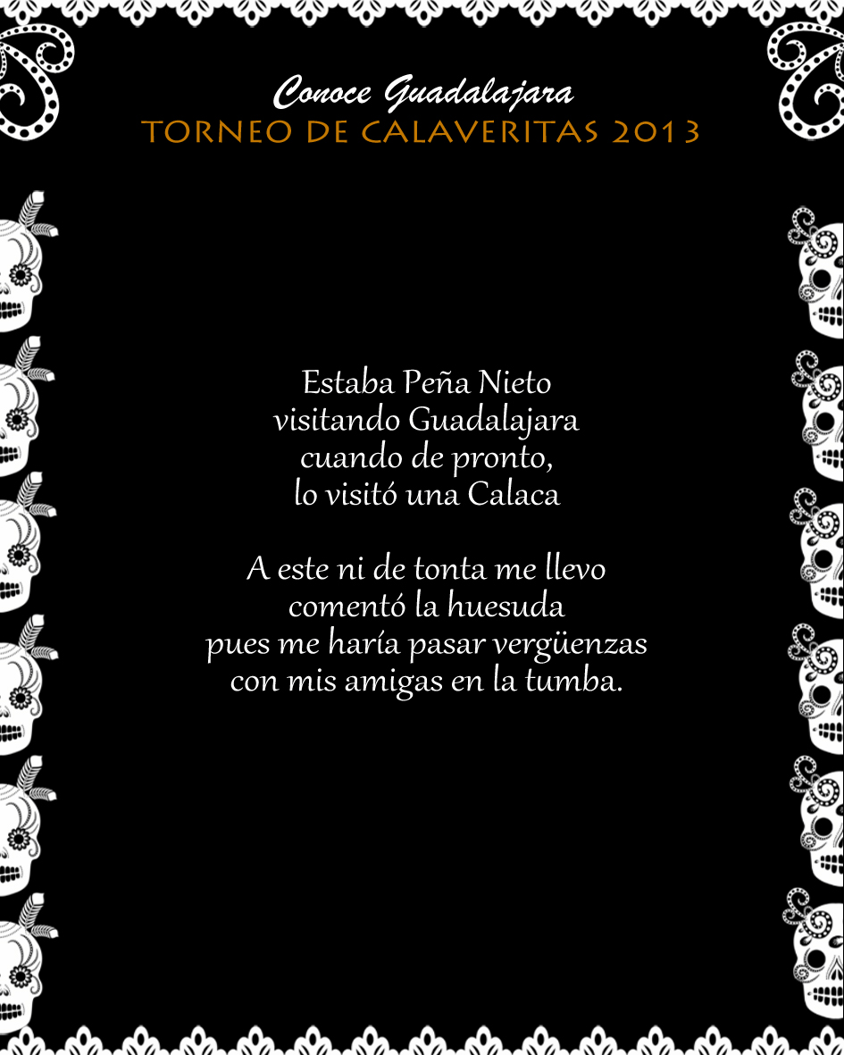 Calaveritas literarias 2013